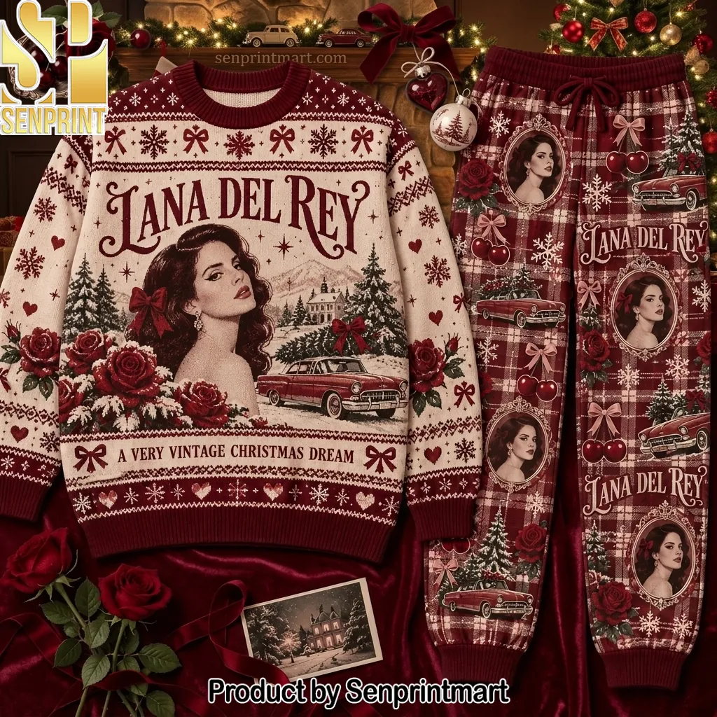 Lana Del Rey A Very Vintage Christmas Dream Pajama Set