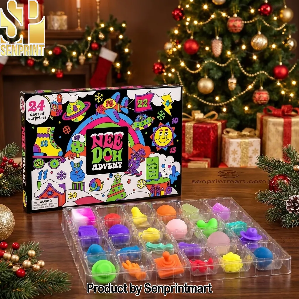 Nee Doh 24 Days Of Surprises Christmas Holiday Advent Calendar