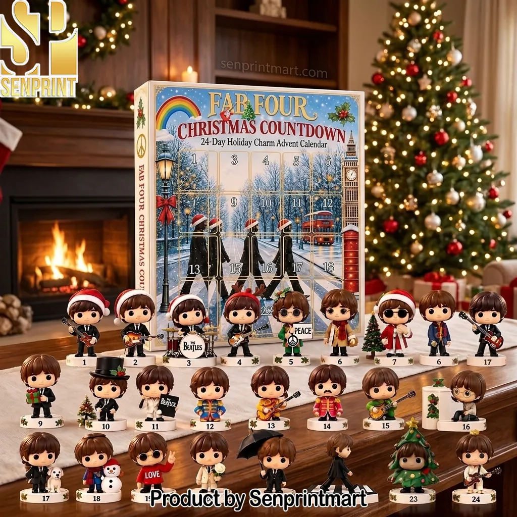 The Beatles Fab Four Christmas Countdown 24-Day Holiday Advent Calendar