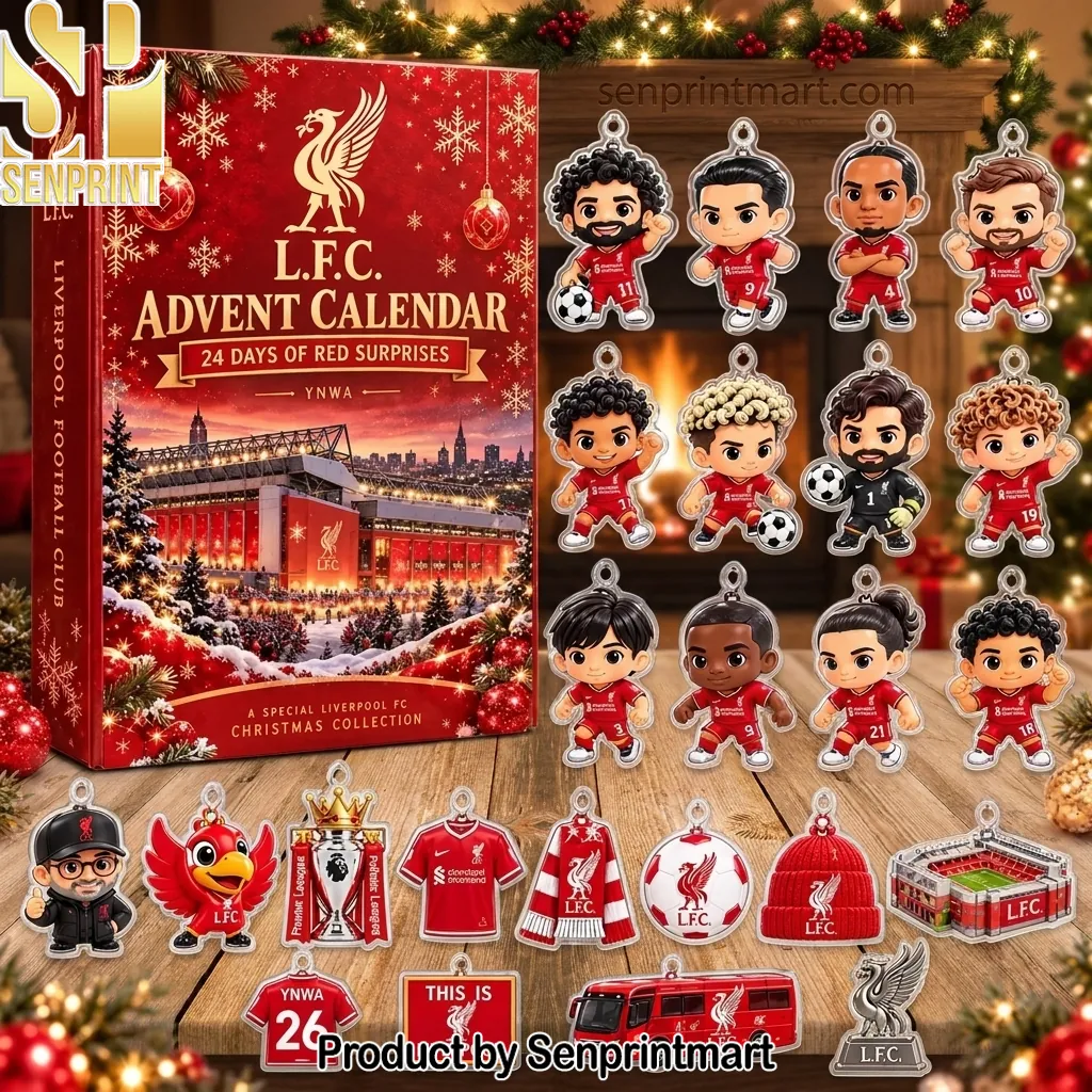 Liverpool FC Official 24 Days Of Red Surprises Christmas Advent Calendar