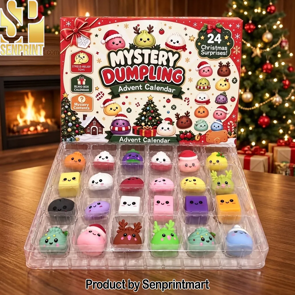 Mystery Dumpling 24 Day Christmas Advent Calendar Stress Relief Toys