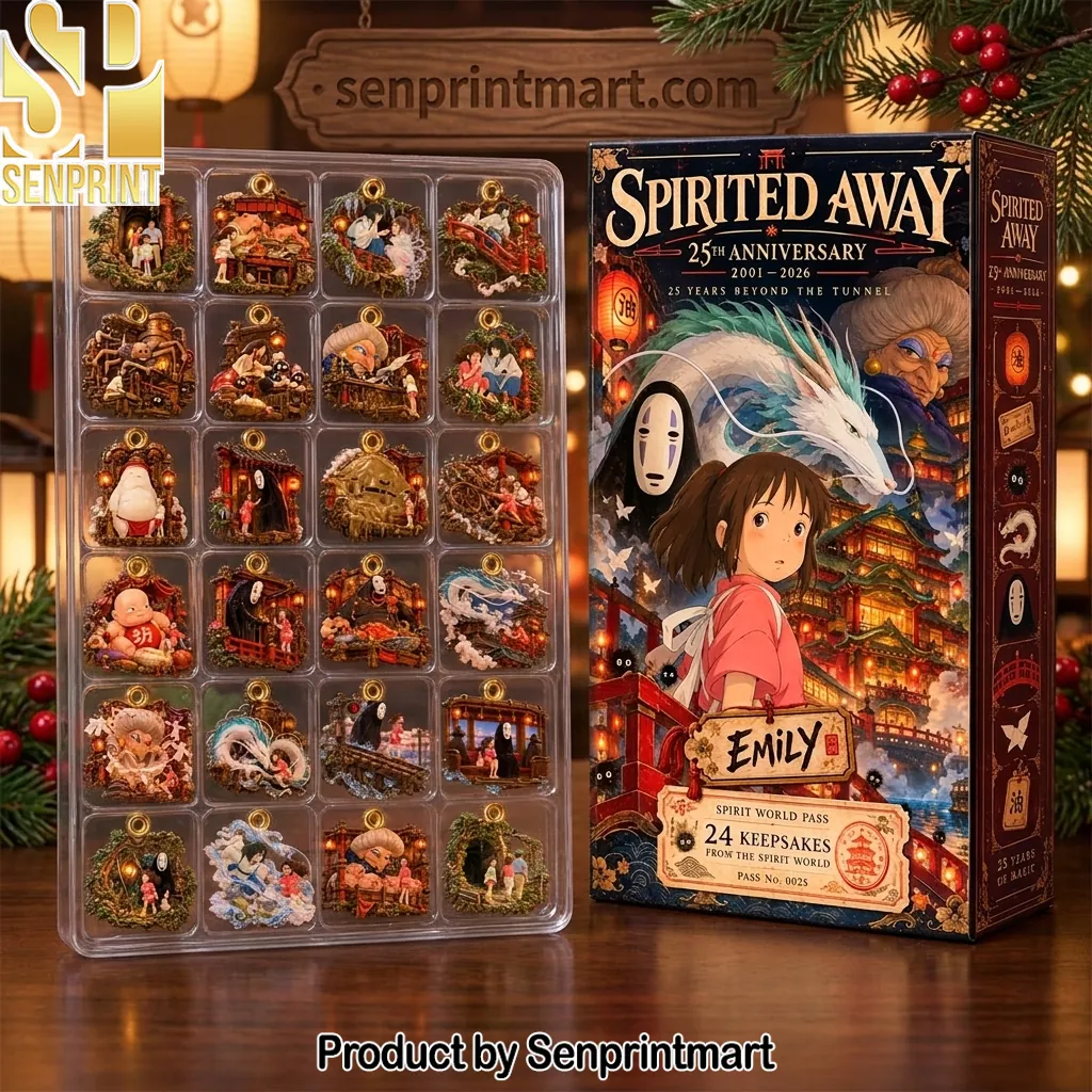 Spirited Away 25th Anniversary 24 Piece Keepsake Ornament Set