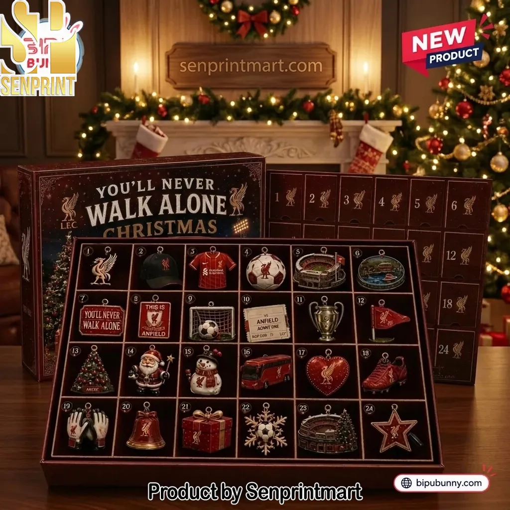 Liverpool FC You’ll Never Walk Alone Christmas Ornament Advent Calendar