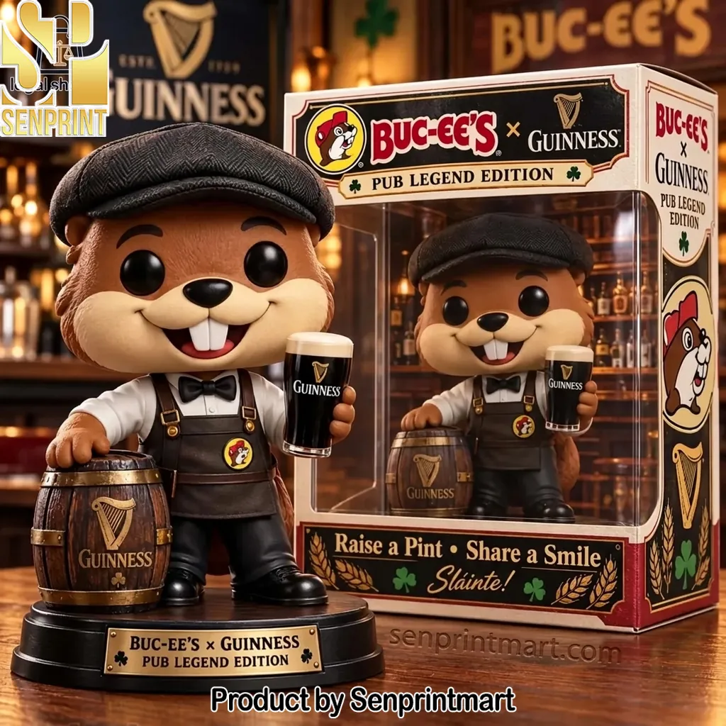 Buc-ee’s x Guinness Pub Legend Edition Collectible Vinyl Figure