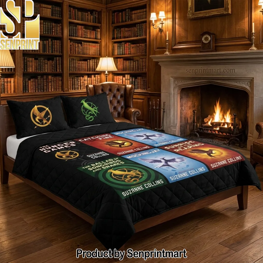 The Hunger Games Book Series Quilt Bedding Set