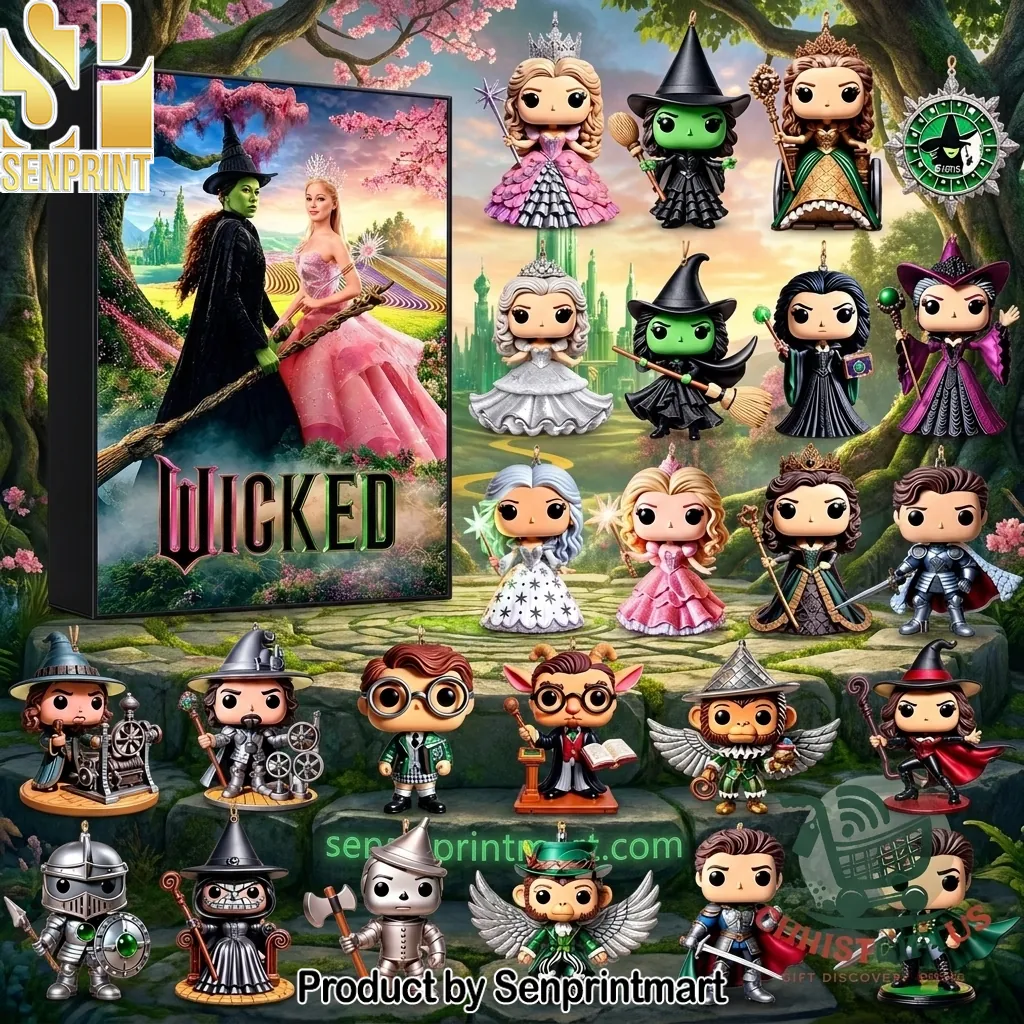 Wicked Movie Character Miniature Figurine Set