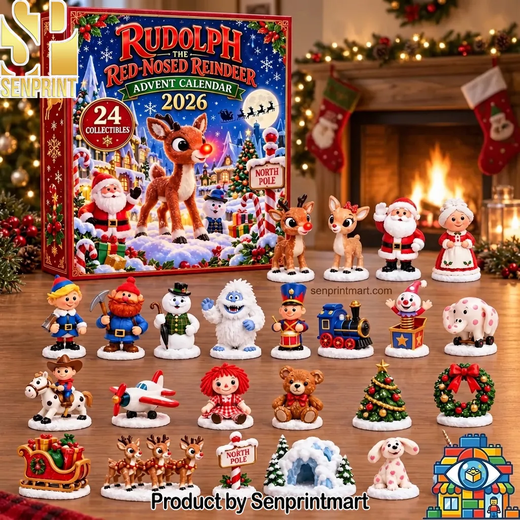 Rudolph The Red-Nosed Reindeer 2026 Christmas 24 Collectibles Advent Calendar