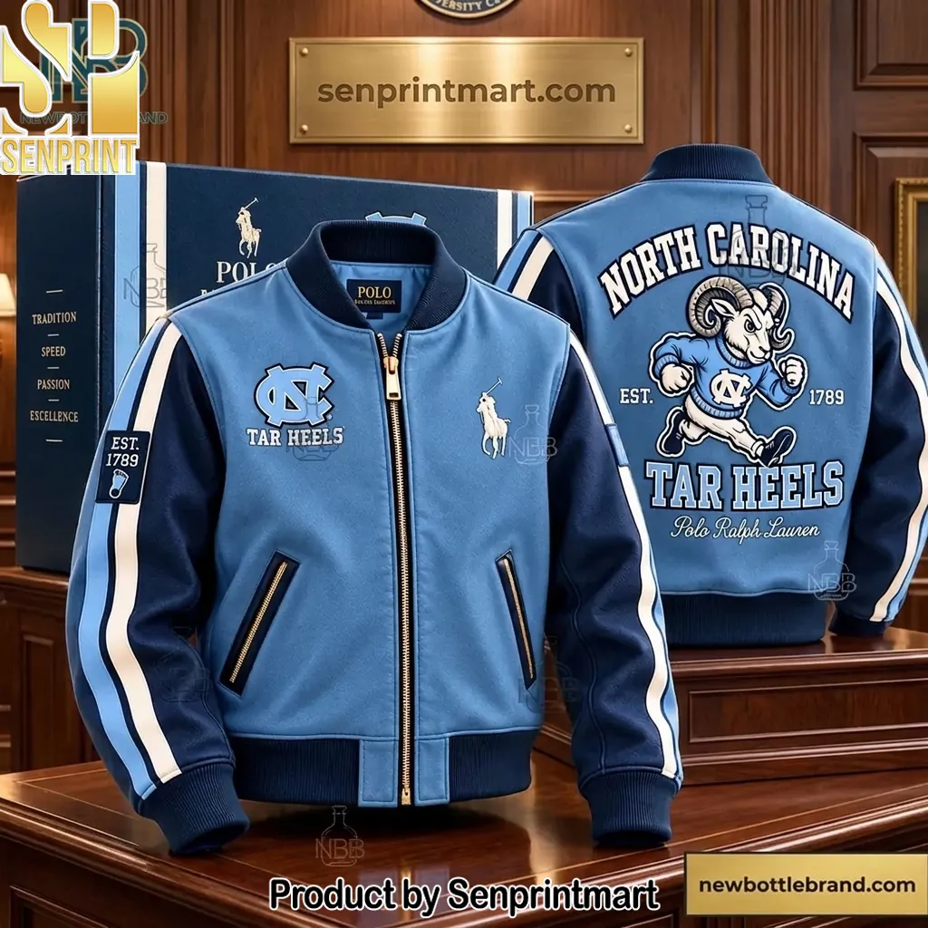 North Carolina Tar Heels Est 1789 Premium Varsity Jacket