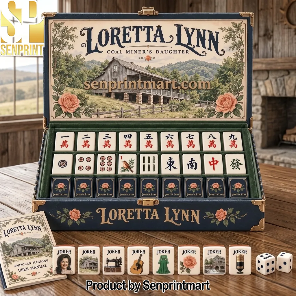 Loretta Lynn Coal Miner’s Daughter Custom American Mahjong Set
