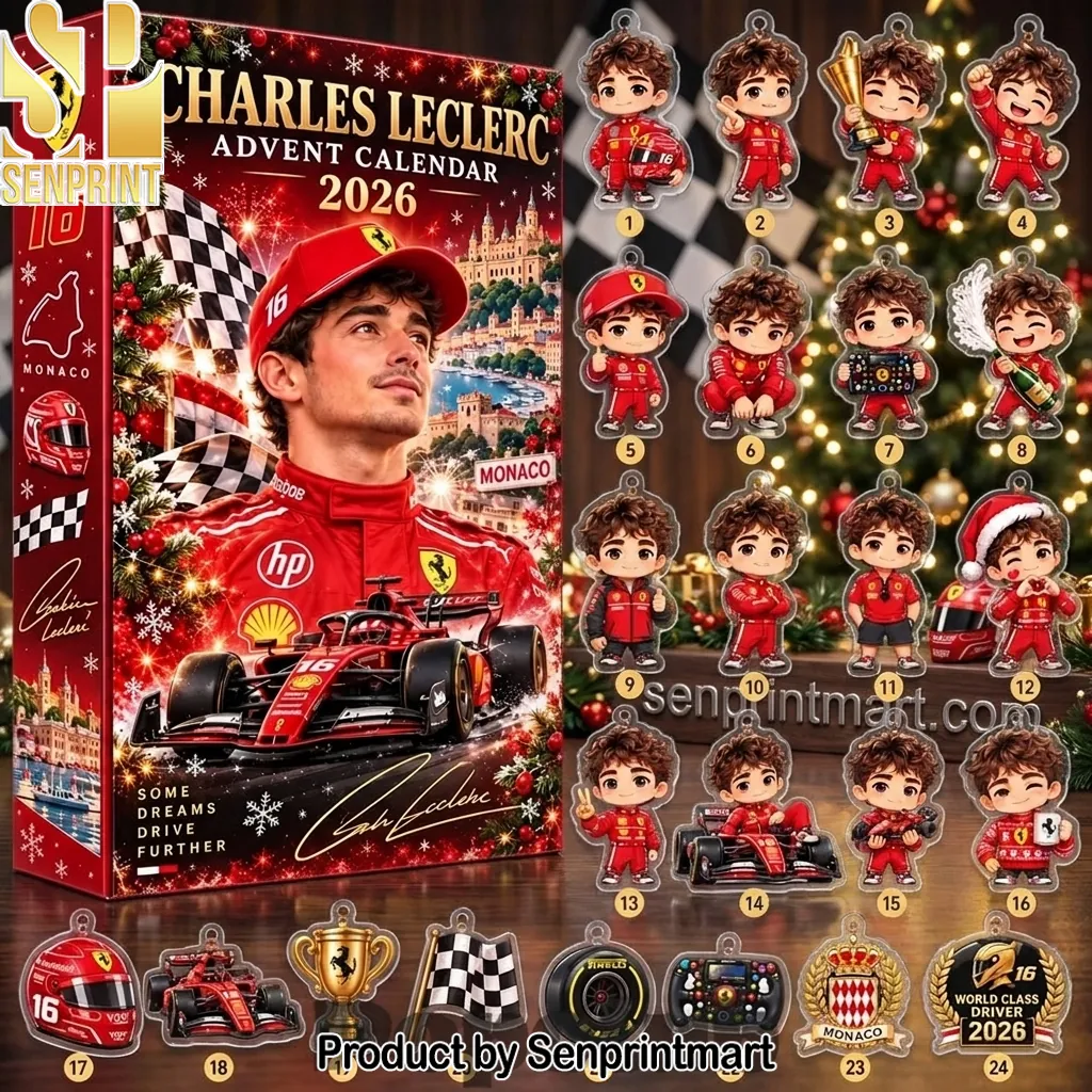 Charles Leclerc 2026 Formula 1 Ferrari Racing Advent Calendar