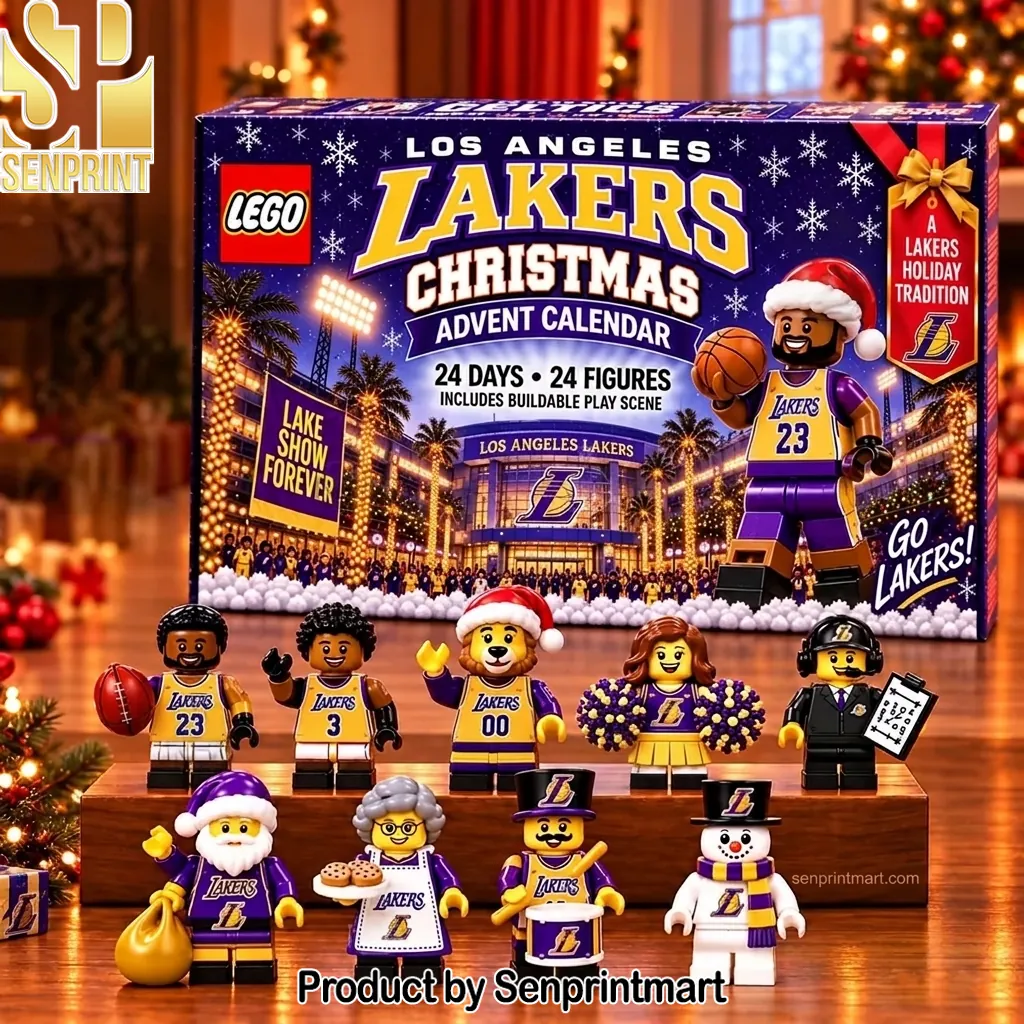 Los Angeles Lakers Christmas 24 Day Holiday Advent Calendar